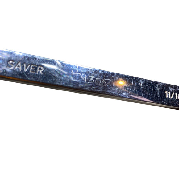 Mac Tools 11/16" 12PT Extra Long Knuckle Saver Chrome Combination Wrench CL22LKS - Picture 7 of 11